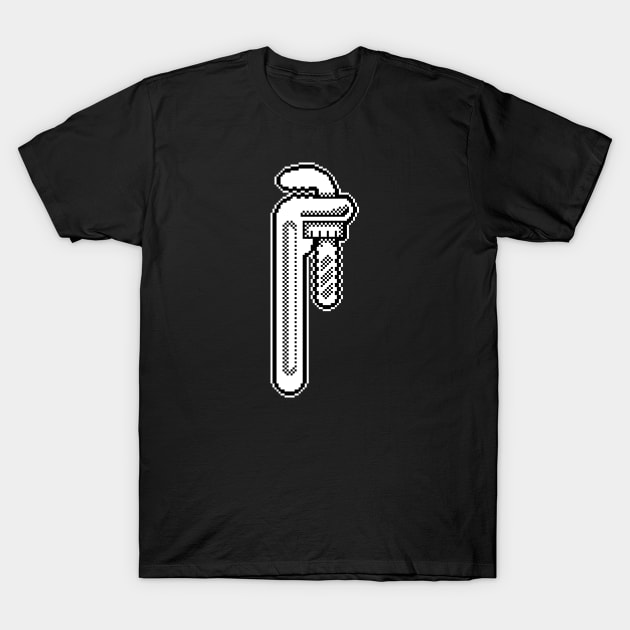 vertical wrench - 1bit pixel art T-Shirt by pixel eats sugar